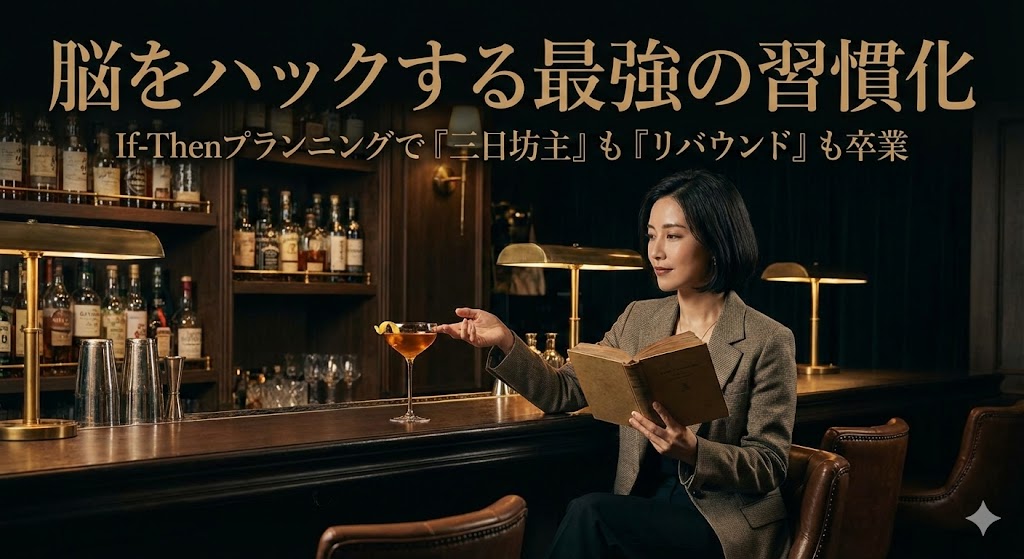 【脳科学】なぜ、新しい習慣は続かず、悪い習慣はぶり返すのか？脳の「現状維持」をハックする、最強の習慣化技術 If-Thenプランニング