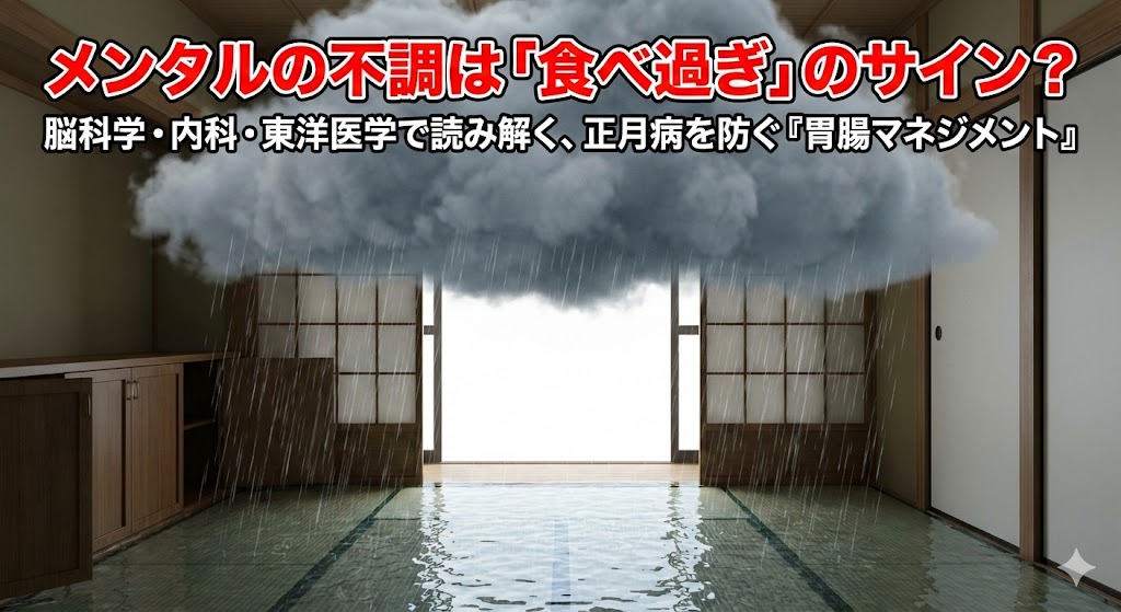 メンタルの不調は「食べ過ぎ」のサイン？脳科学・内科・東洋医学で読み解く、正月病を防ぐ『胃腸マネジメント』