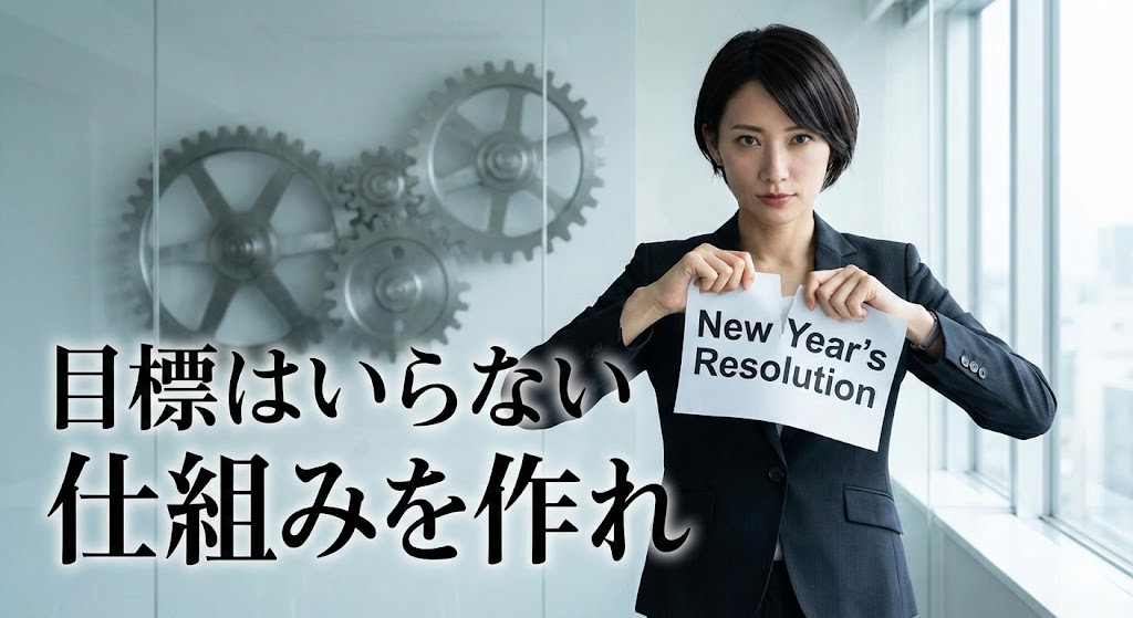 「新年の抱負」は今すぐ捨てなさい。3日で挫折する人が知らない『目標』より大切なもの