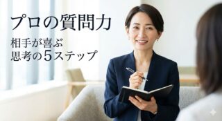 「喉、痛くないですか？」は二流の質問。相手が喜んで喋りだす「プロの質問力」と、話題が無限に広がる5つの思考ステップ