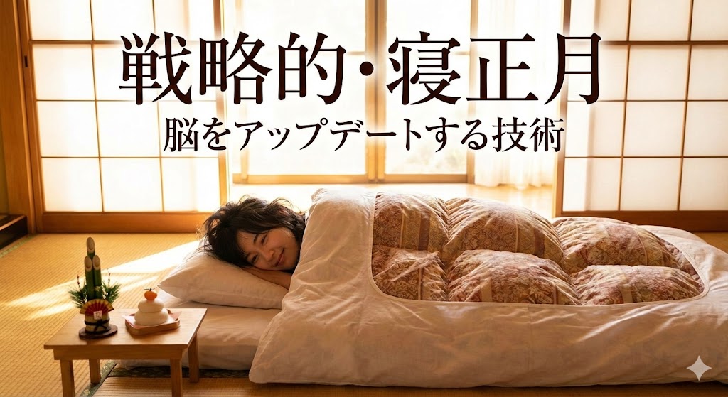 「初夢」は運試しじゃない、脳の整理だ。2026年を勝ち抜く『戦略的・寝正月』のススメ