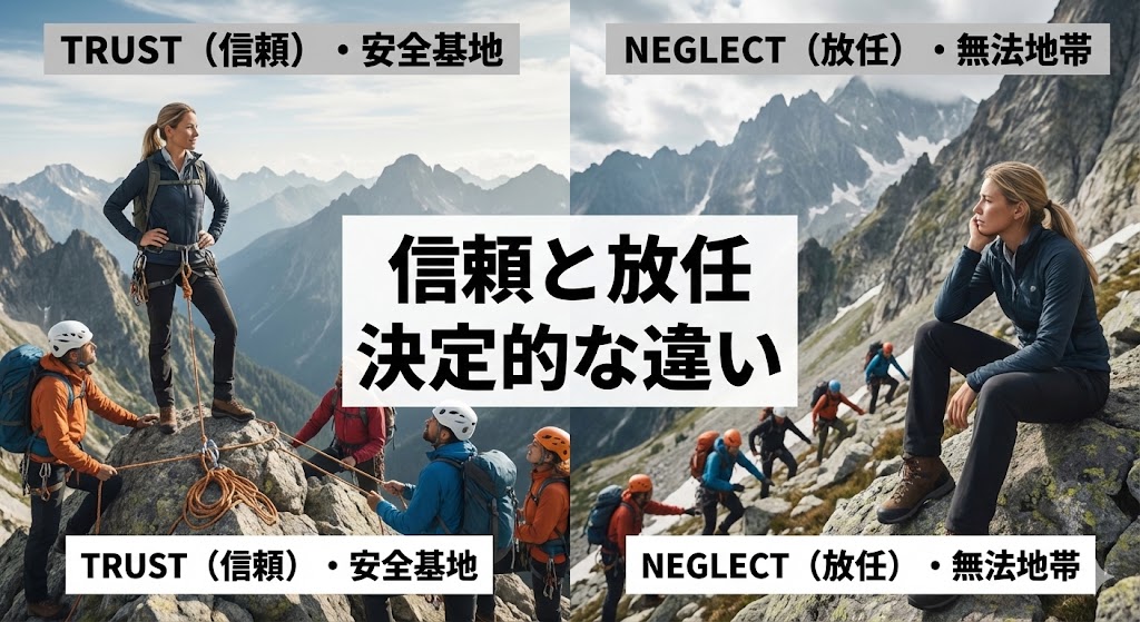 一見同じに見えるけど…。「信頼して任せる」人と「面倒で丸投げする」人の決定的な違い