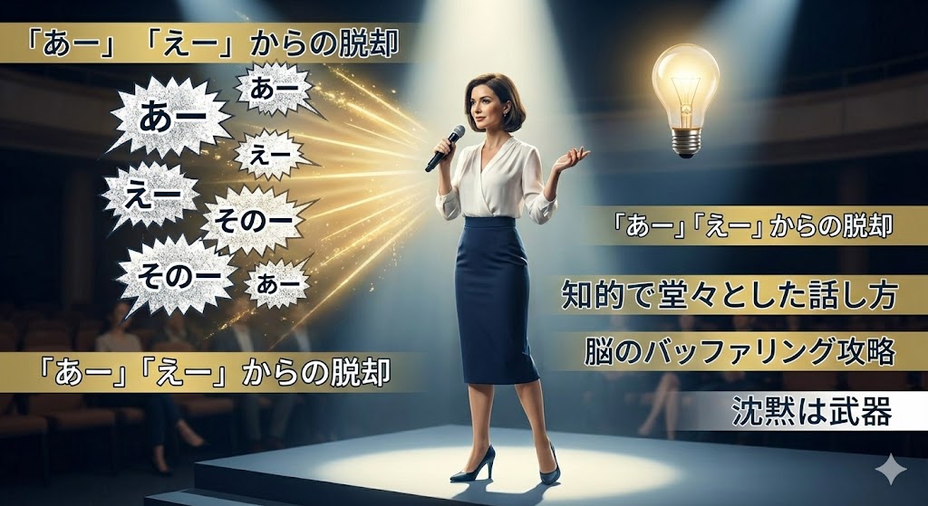 「あー」「えー」を消すだけで、知性は3割増しになる。脳の“バッファリング”現象を攻略する話し方