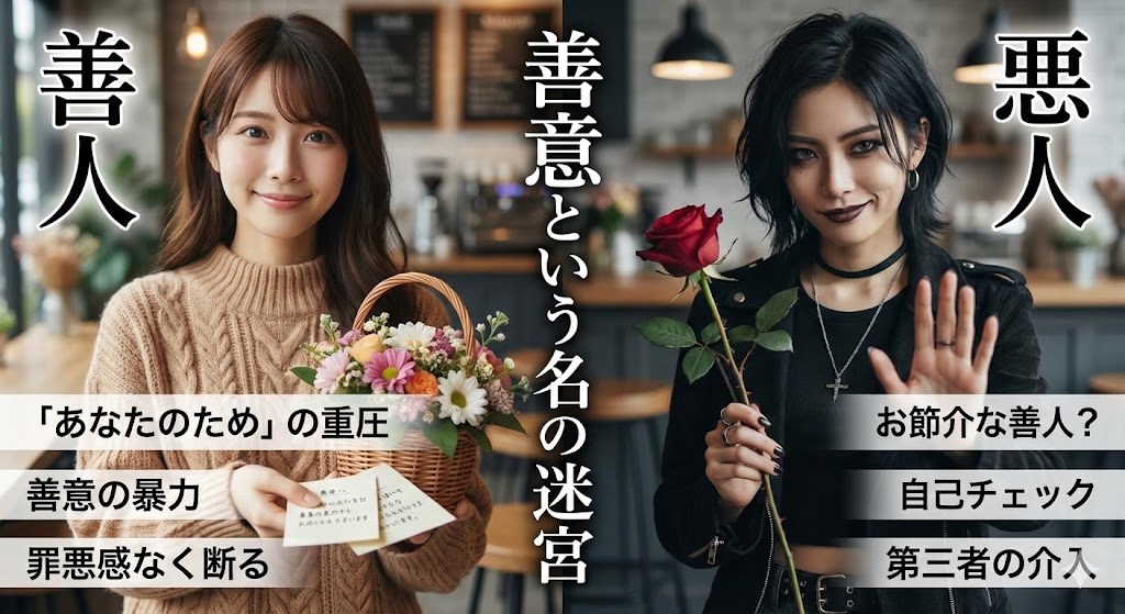 一番厄介なのは「悪意」ではない。「善意」という名の暴力から、自分を優しく守る方法