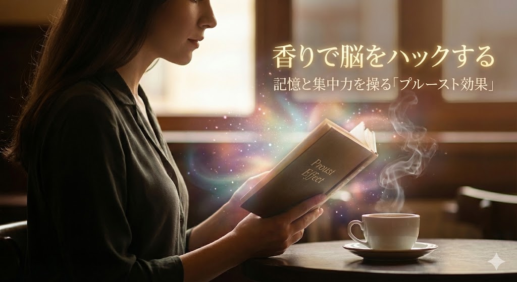 【脳科学】香りで脳をハックする。「プルースト効果」を利用して、集中力と記憶力を自在に操る3つのライフハック