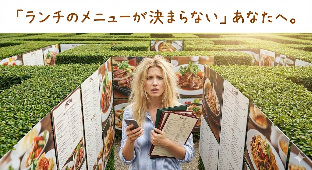 ランチのメニューが決まらない」あなたへ。優柔不断な脳を「即決モード」に変える、サティスファイサー流・3つの技術
