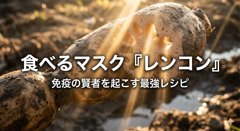 「花粉症薬」を飲む前に。粘膜を鉄壁にする『レンコン』と『ビタミンD』の最強レシピ