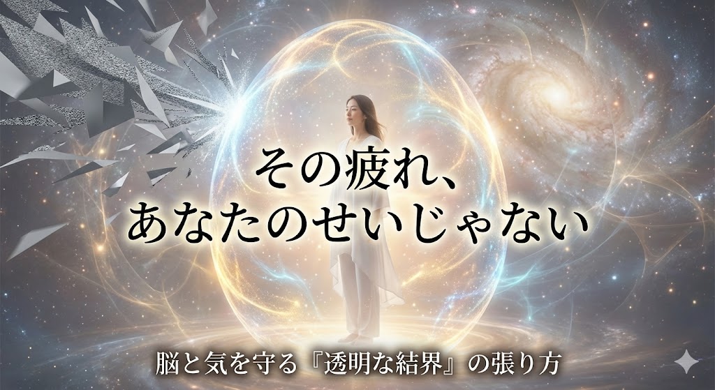 「人に会うと疲れる」のは、脳の性能が高すぎるから。脳科学×心理学×東洋医学で張る『最強の自分結界』