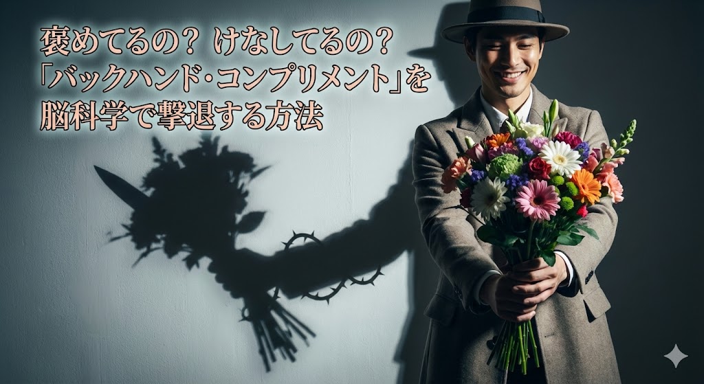 褒めてるの？けなしてるの？「バックハンド・コンプリメント」を脳科学で撃退する方法