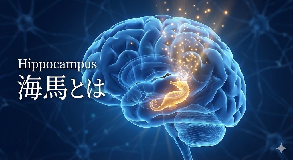 海馬（Hippocampus）とは？記憶の「固定化」と「空間認知」を担う大脳辺縁系の中枢