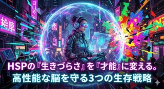 HSPの「生きづらさ」を「才能」に変える。高性能な脳を守る3つの生存戦略