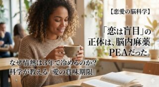 【恋愛の脳科学】「恋は盲目」の正体は、脳内麻薬PEAだった。なぜ情熱は3年で冷めるのか？科学が教える「愛の賞味期限」