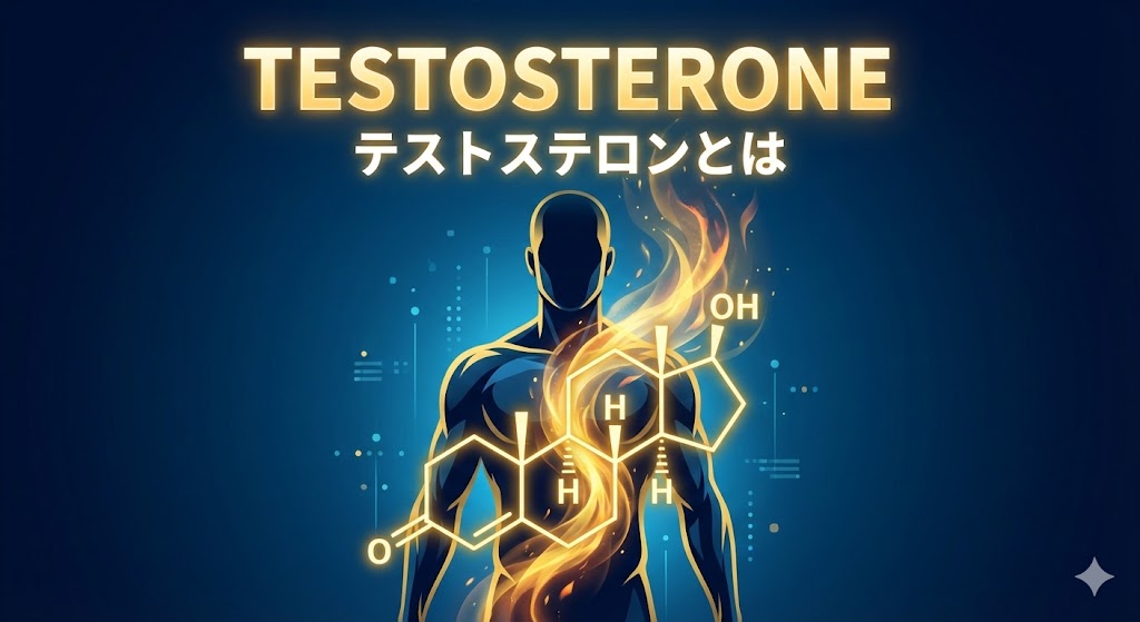 テストステロンとは？ドーパミン産生と活力を支えるステロイドホルモンの機能