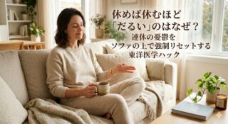 休めば休むほど「だるい」のはなぜ？ 連休の憂鬱をソファの上で強制リセットする東洋医学ハック