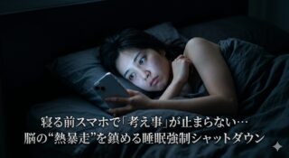 寝る前スマホで「考え事」が止まらない… 脳の“熱暴走”を鎮める睡眠強制シャットダウン