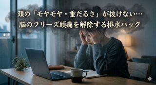 頭の「モヤモヤ・重だるさ」が抜けない… 脳のフリーズ頭痛を解除する排水ハック