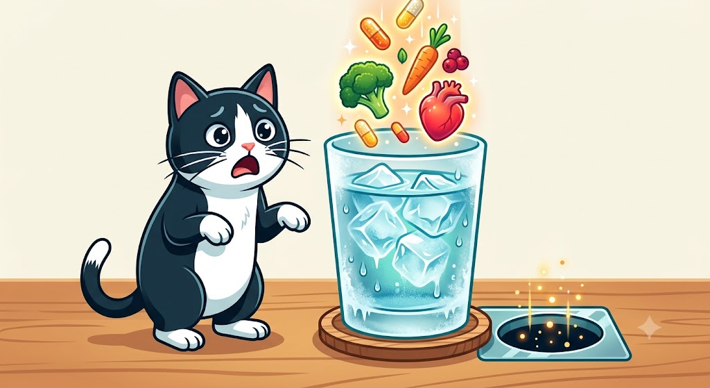努力をドブに捨てるな！氷入りドリンクが招く「栄養の完全スルー」